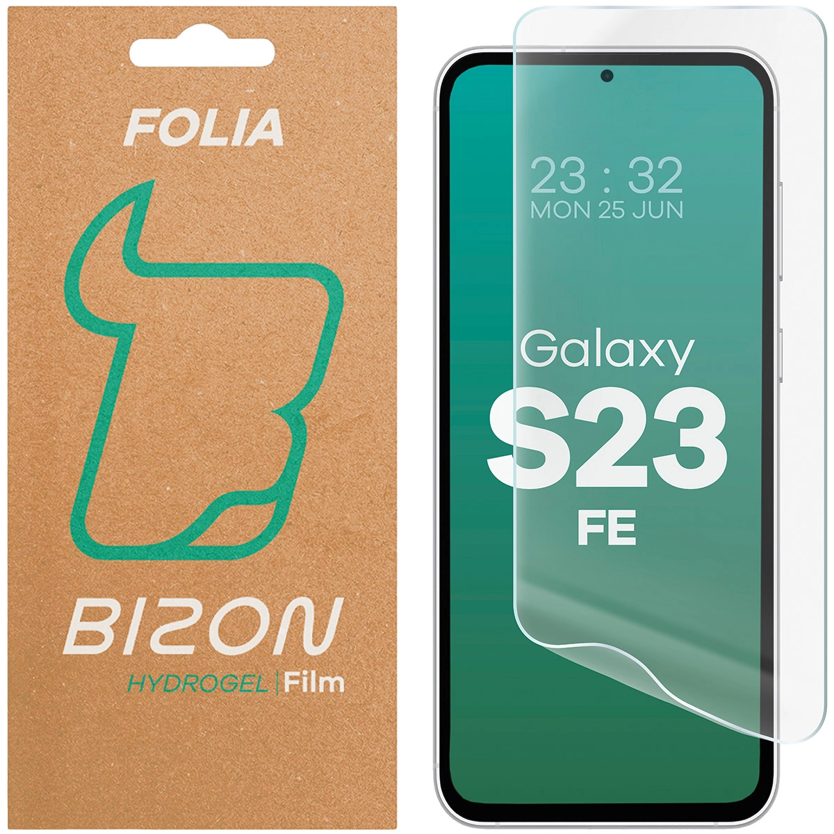 Folia hydrożelowa Bizon na ekran Hydrogel Front do Samsung Galaxy S23 FE 1 sztuka