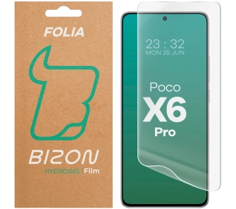 Folia hydrożelowa Bizon na ekran Hydrogel Front do Xiaomi Poco X6 Pro 1 sztuka