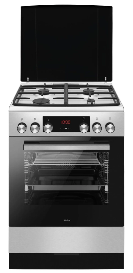 Kuchnia gazowo-elektryczna Amica 6123GE3.33PaHZpTsDpA(Xx) PIZZA STEAM
