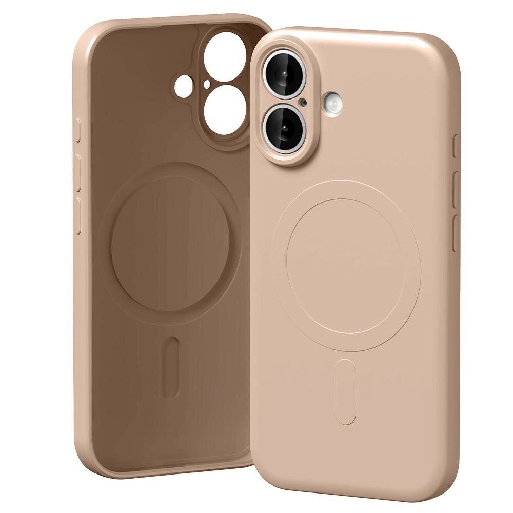 Etui Mercury Semi-Silicone MagSafe do iPhone 17 różowo-piaskowy