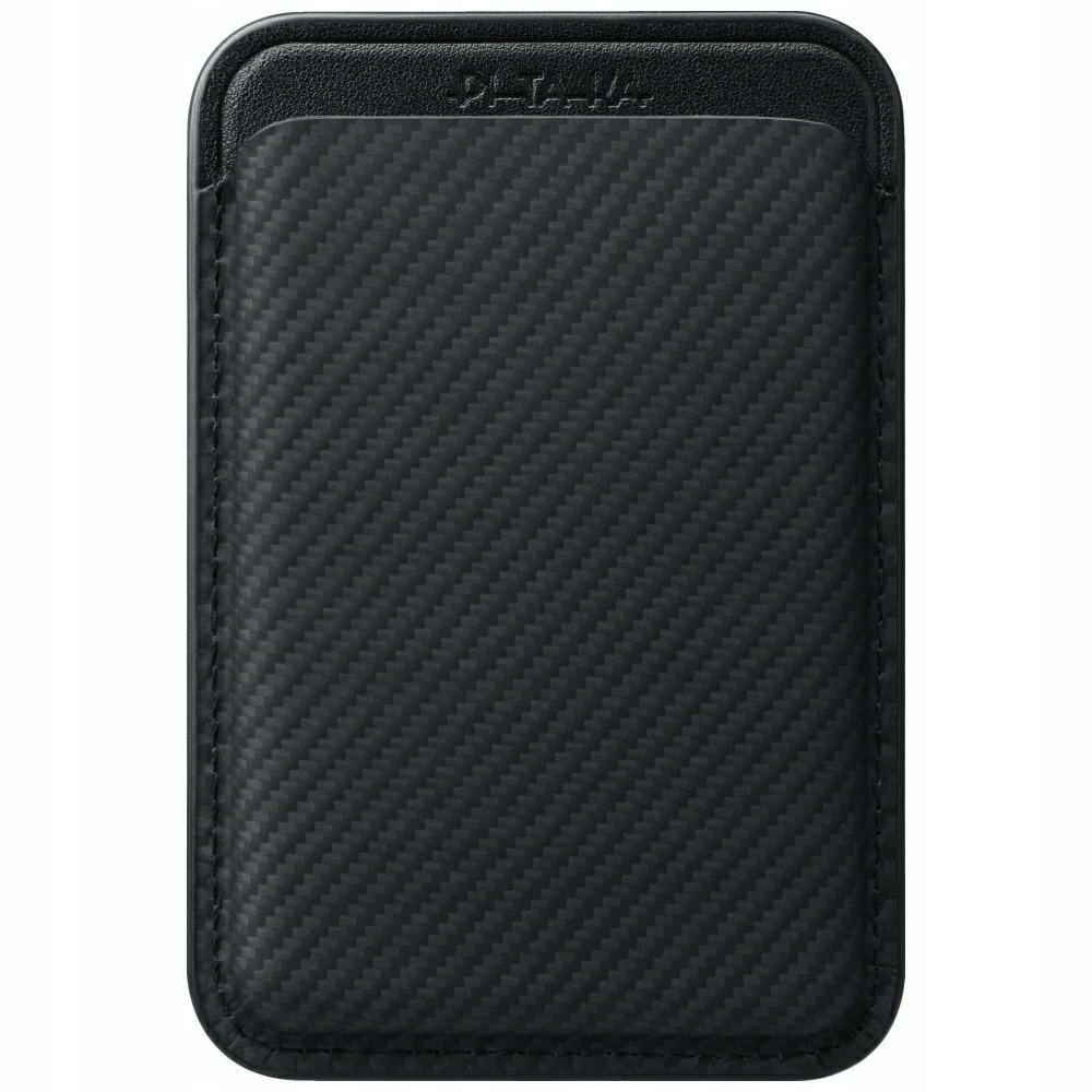 Etui Pitaka Woven Wallet MagSafe Czarno-szary