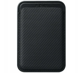 Etui Pitaka Woven Wallet MagSafe Czarno-szary