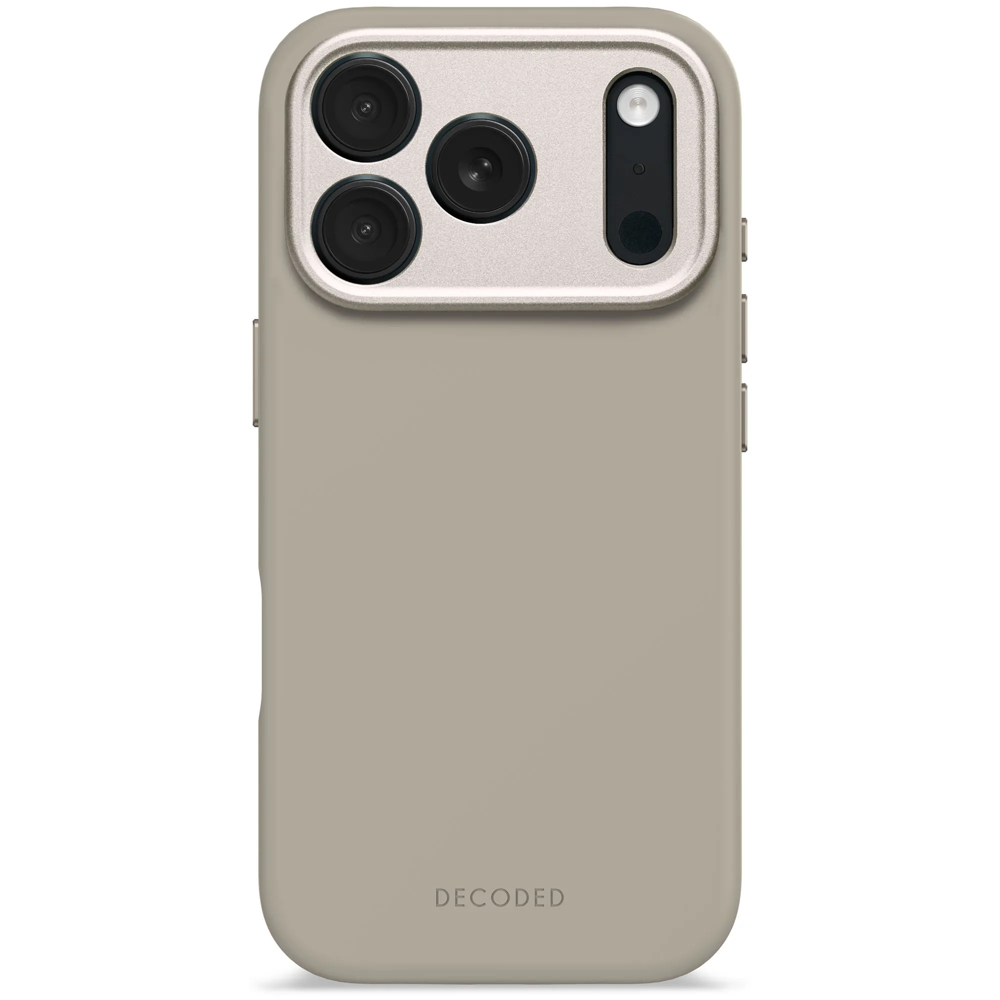 Etui Decoded Silicone MagSafe do iPhone 17 Pro Beżowy