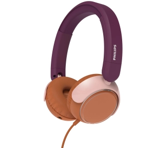 Słuchawki przewodowe Philips TAK2000MP Dla dzieci Nauszne Mikrofon Fioletowy