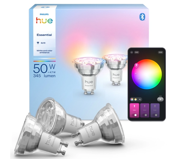 Philips Hue Essential White and Colour Ambiance GU10 345 3szt.