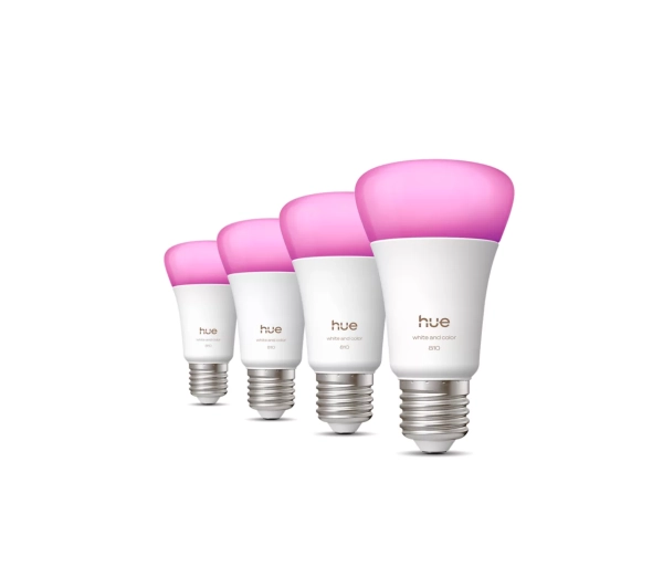 Philips Hue White and Colour Ambiance A60 E27 4szt.