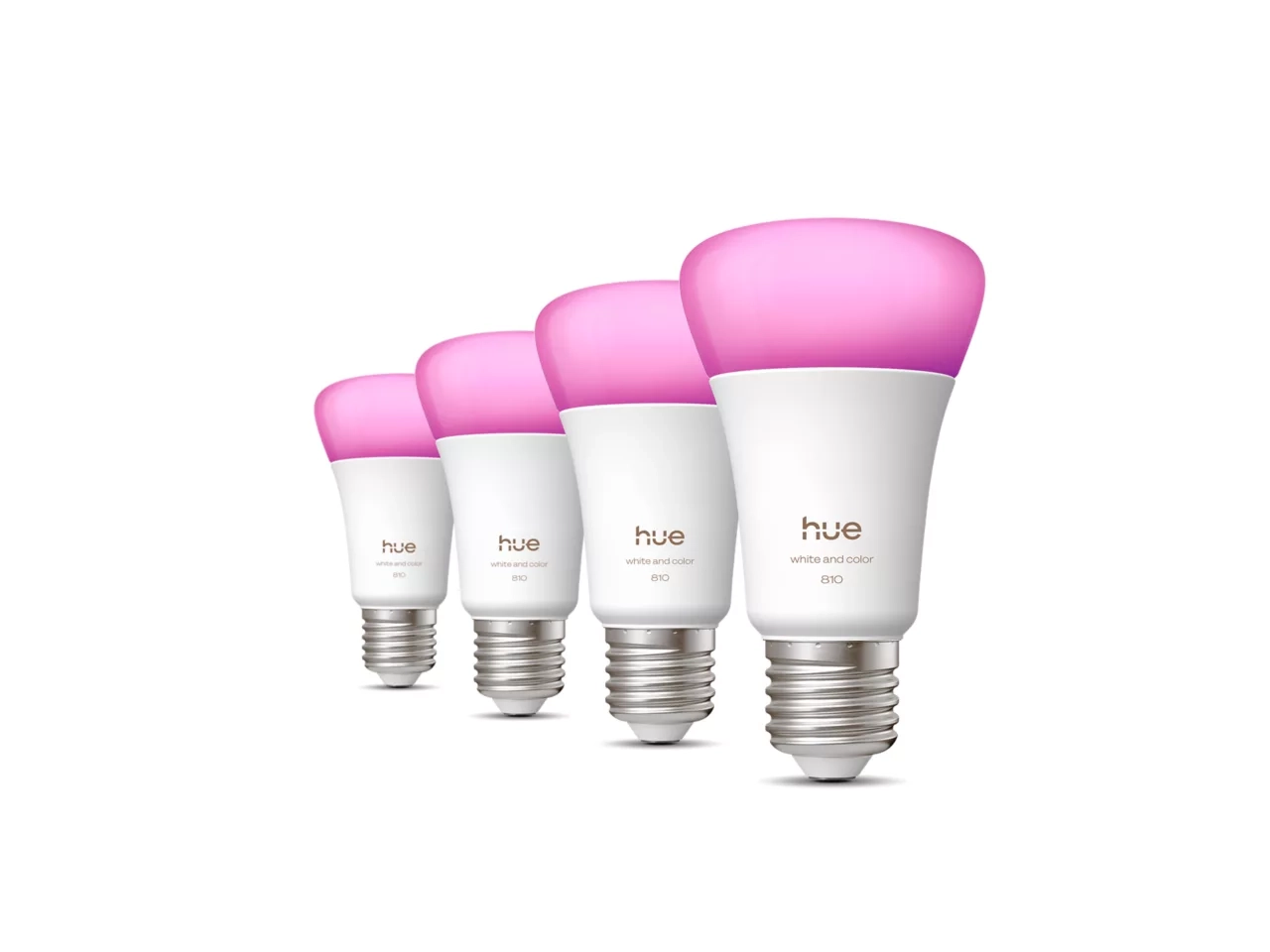 Philips Hue White and Colour Ambiance A60 E27 4szt.