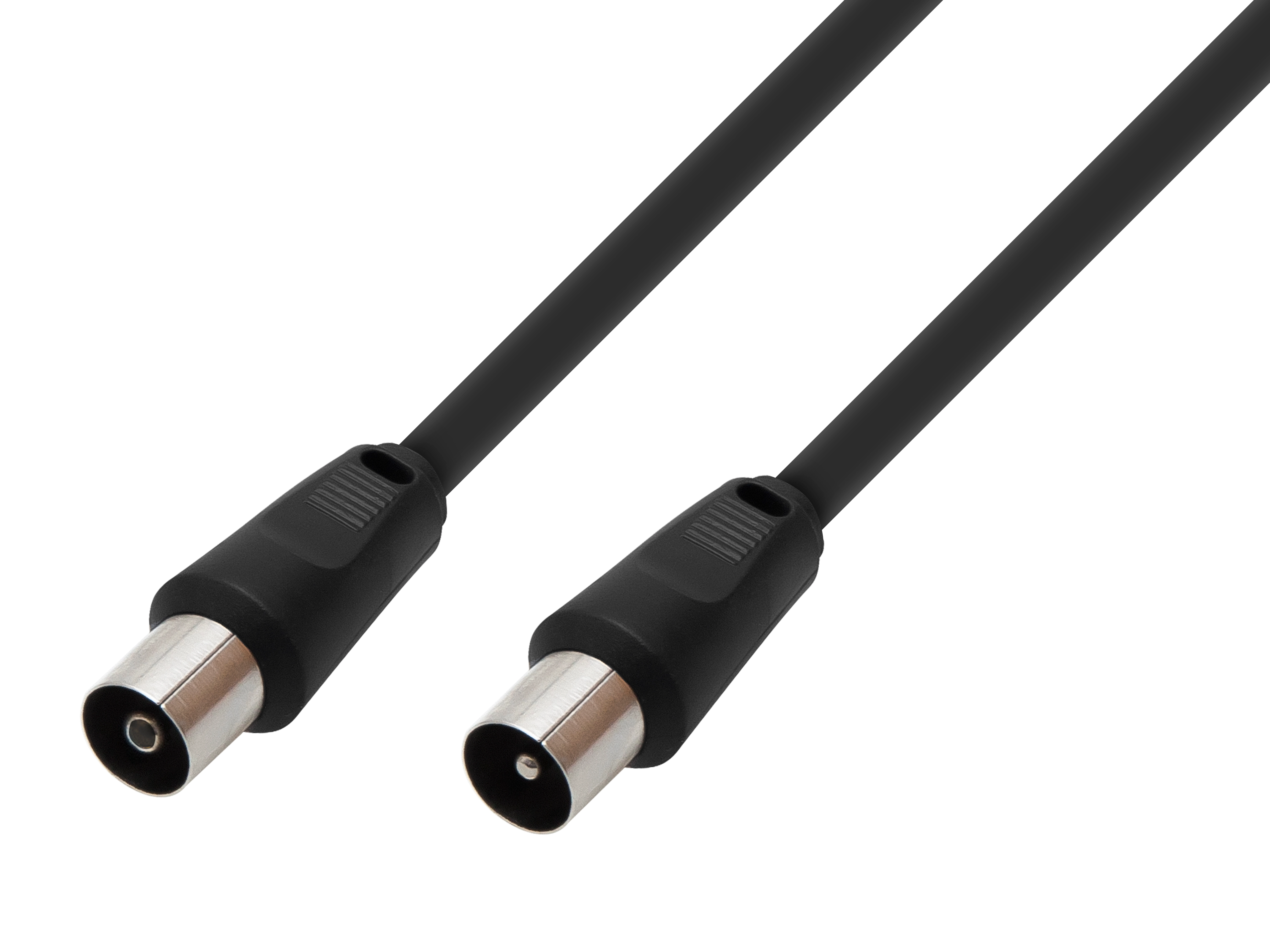 Kabel antenowy BLOW z Ekranowaniem TV 1,5m Czarny Gniazdo Antenowe