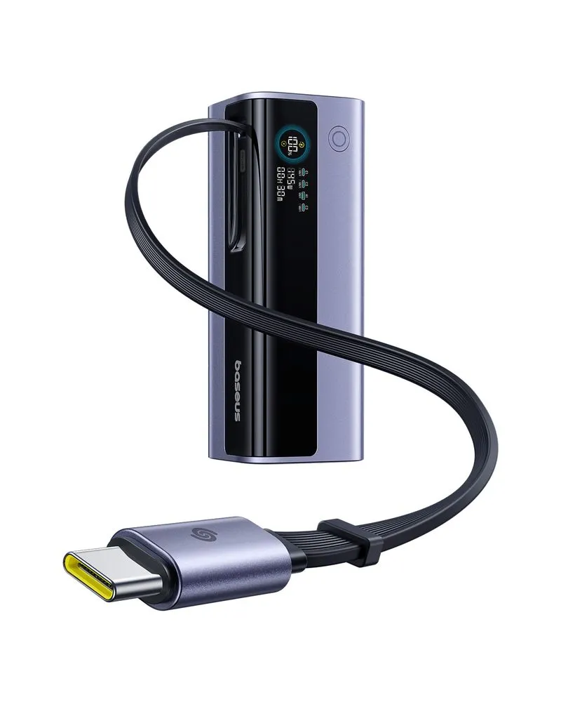 фото Внешний аккумулятор (павербанк) Baseus EnerGeek GR11 20000mAh 145W Natural Titanium (E0027B02) 1