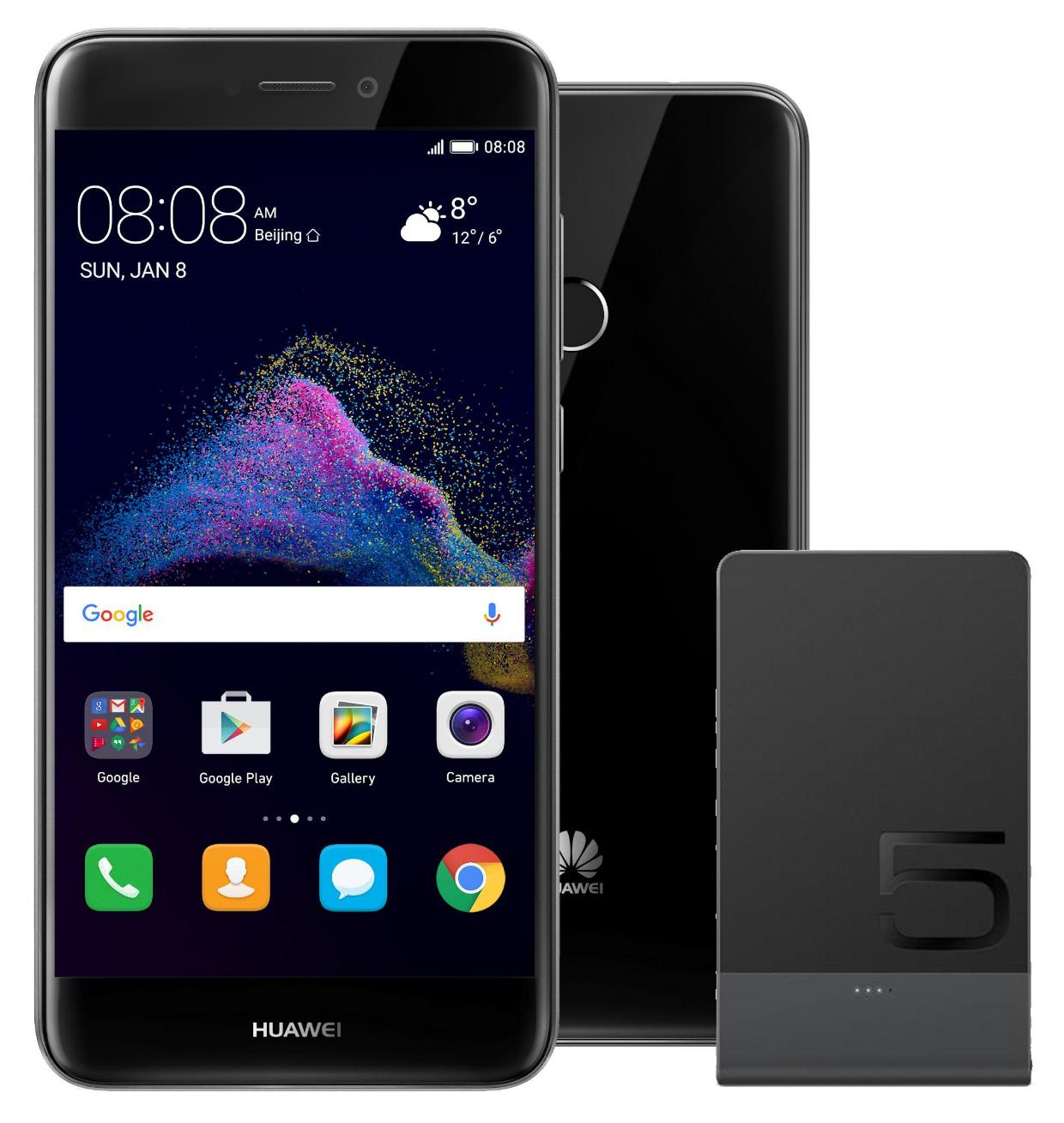 Smartfon Huawei P9 Lite 2017 (czarny) + powerbank