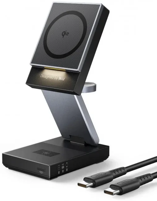 Adapter bezprzewodowego ładowania INIU MagPro 3w1 + zasilacz