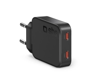 SBS Slim Wall Charger GAN PD 65W 2x USB-C