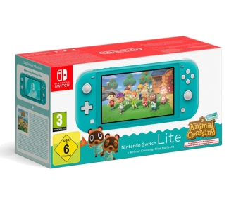 Konsola Nintendo Switch Lite Turkusowy + Animal Crossing: New Horizons