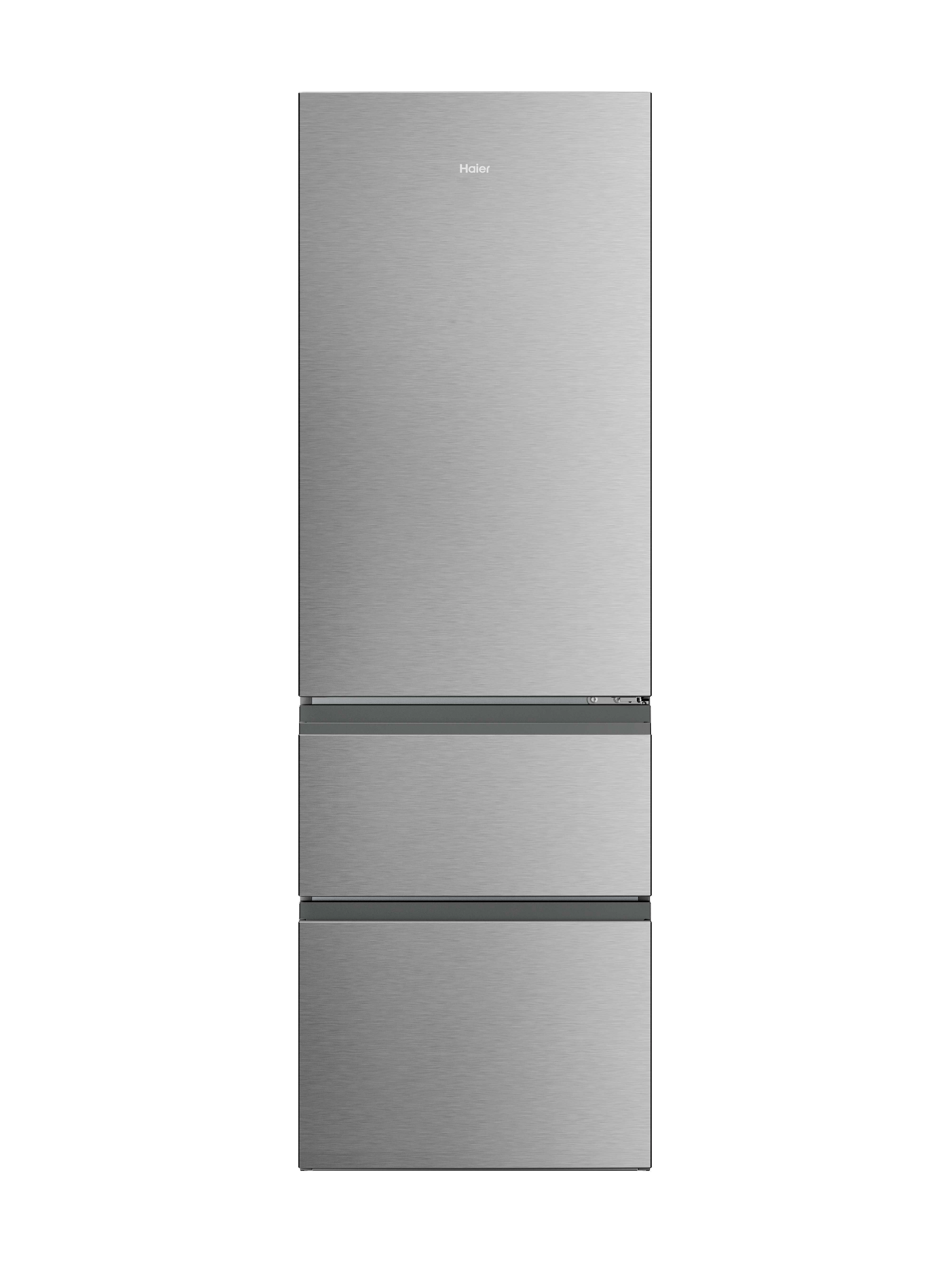 Lodówka Haier HTR3618CNMG No Frost 185cm Zdalne sterowanie Inox