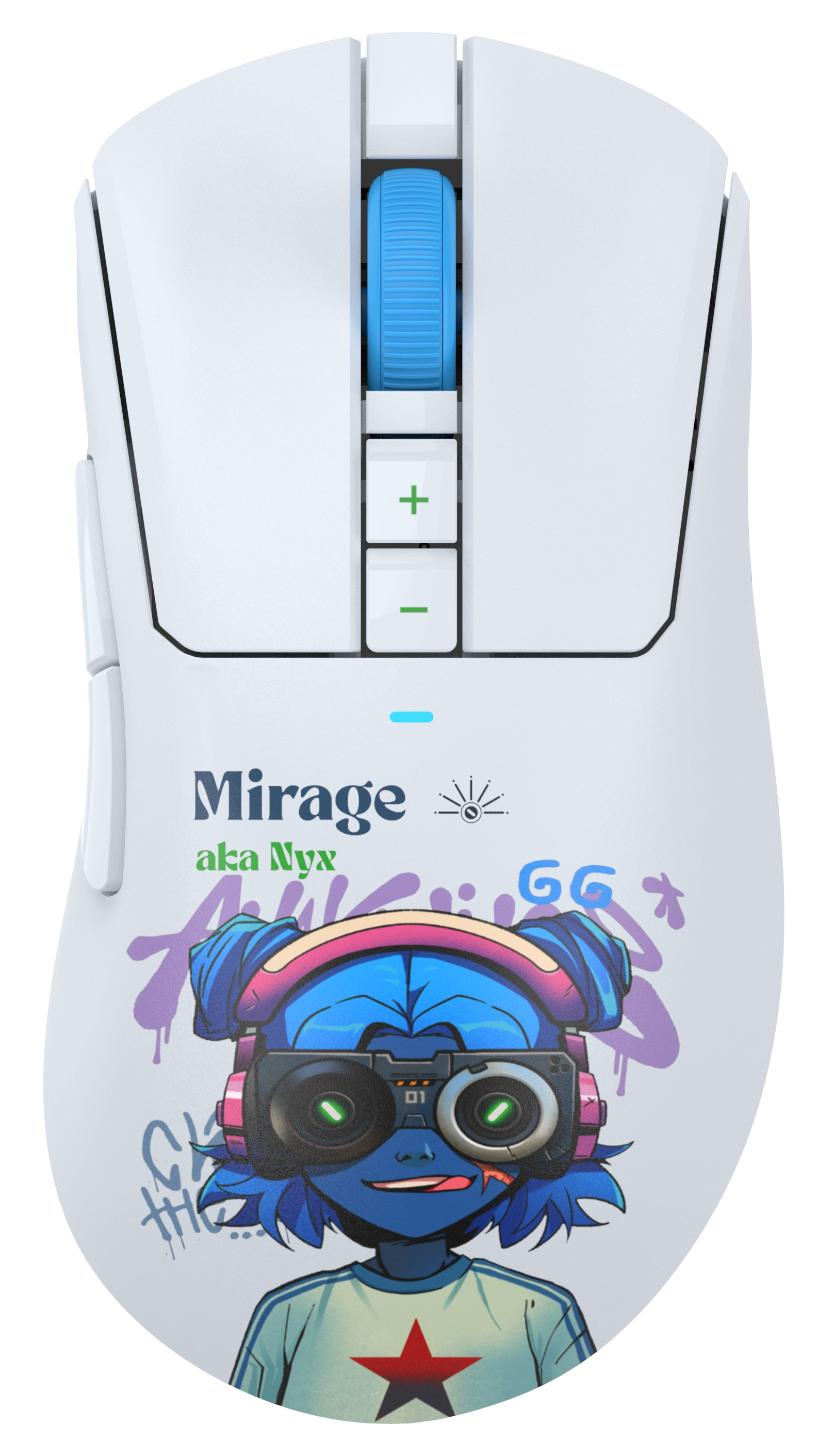 Myszka gamingowa A4tech Bloody R73 Ultra Duo Nyx Mirage Biały