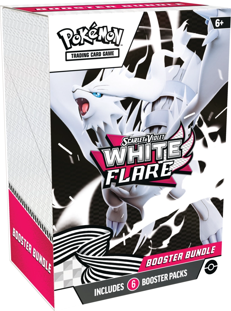 Karta kolekcjonerska Pokémon TCG: Scarlet & Violet - White Flare - Booster Bundle - Reshiram