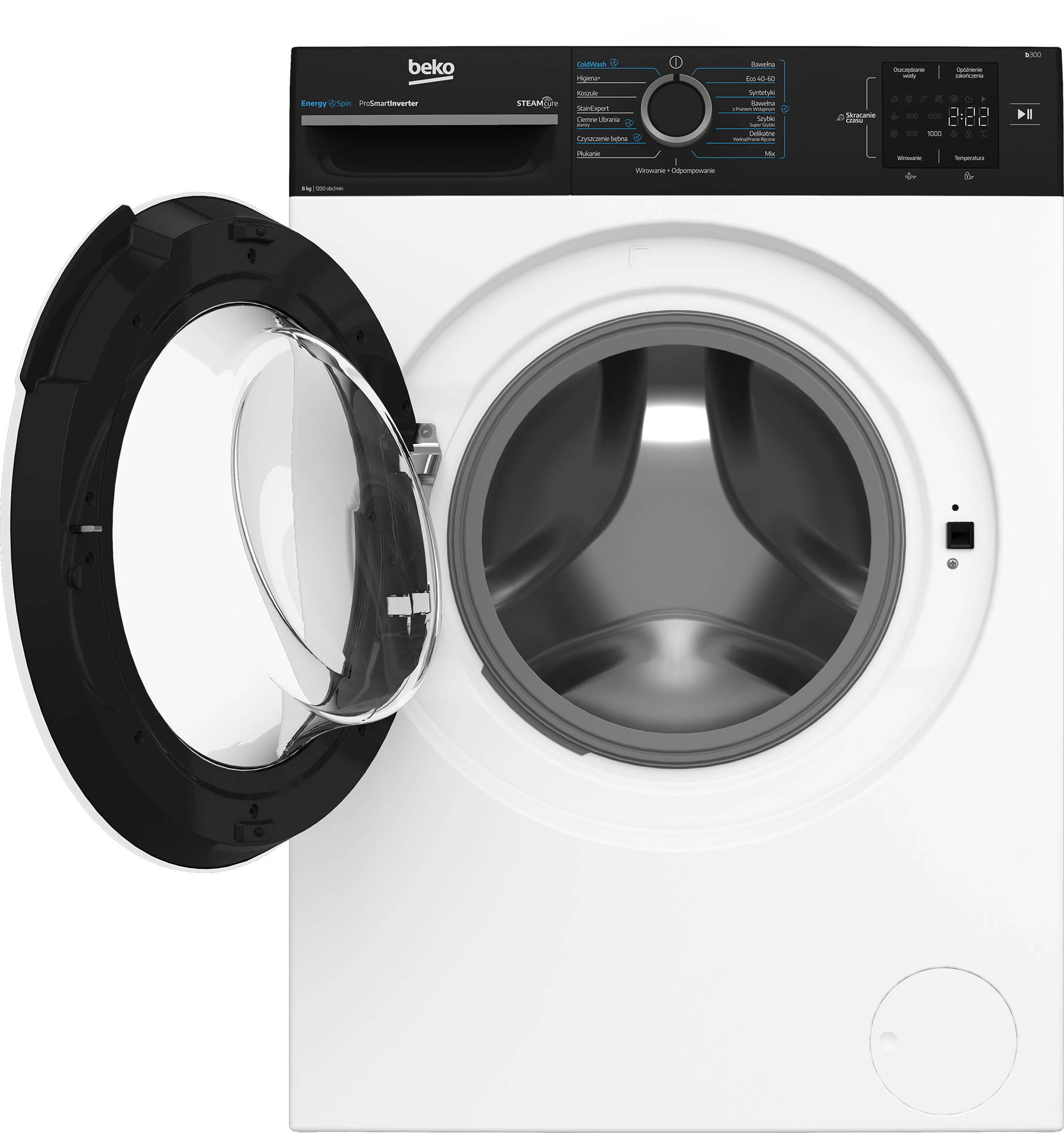 фото Стиральная машина автоматическая Beko BM3WFU3821WBW 1