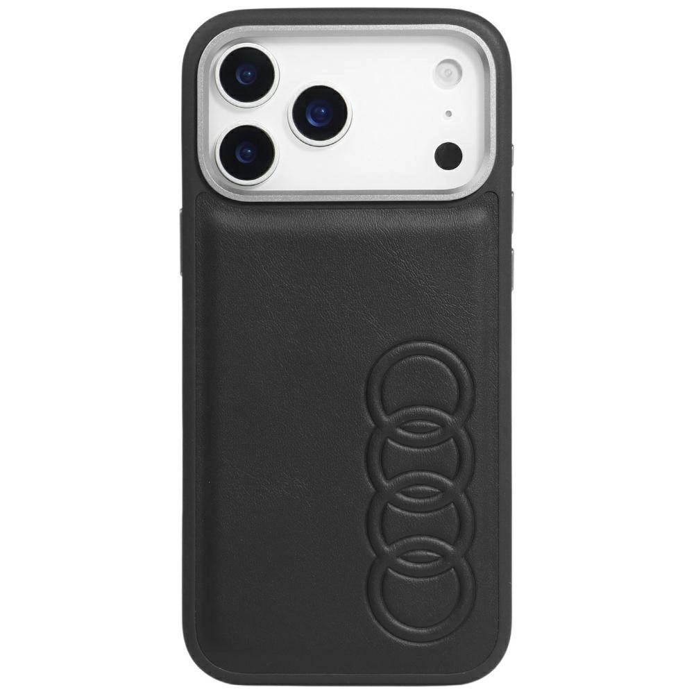Etui AUDI TT Synthetic Leather MagSafe do iPhone 17 Pro Max Czarny