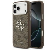 Guess 4G Big 4G Classic Logo do iPhone 17 Pro Max brązowy srebrny