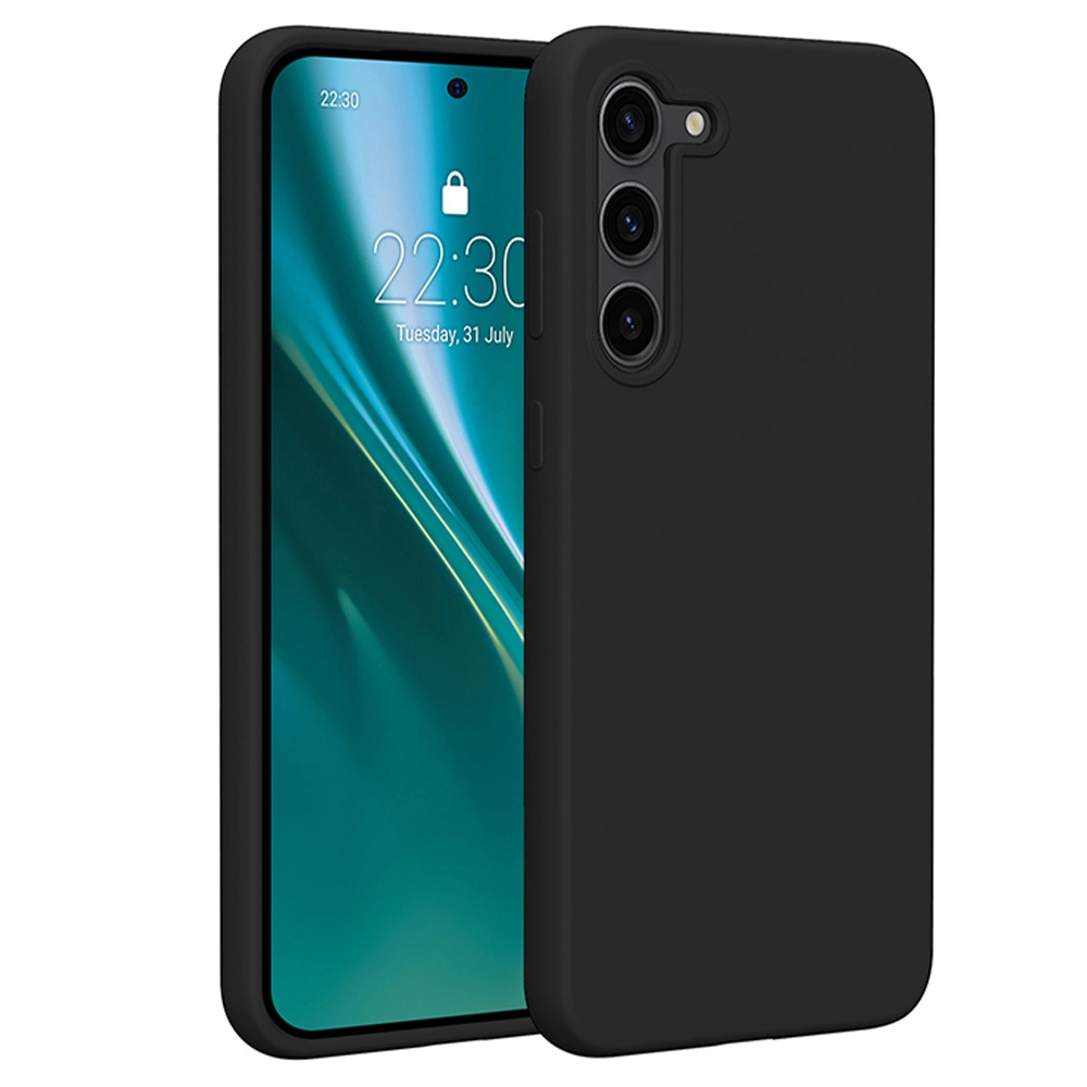 Etui Etteri Silicone Case Galaxy S23 Plus Czarny