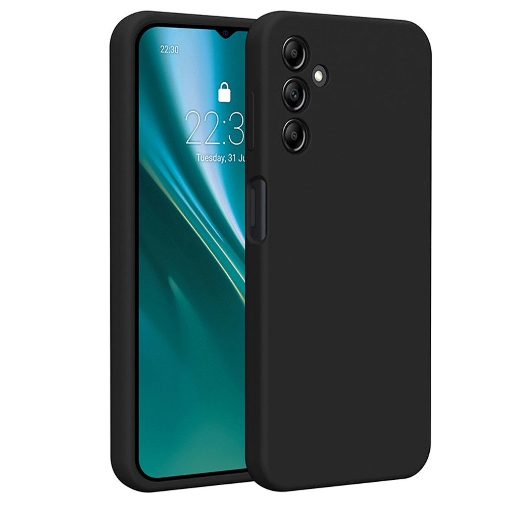 Etui Etteri Silicone Case do Galaxy A14 Czarny