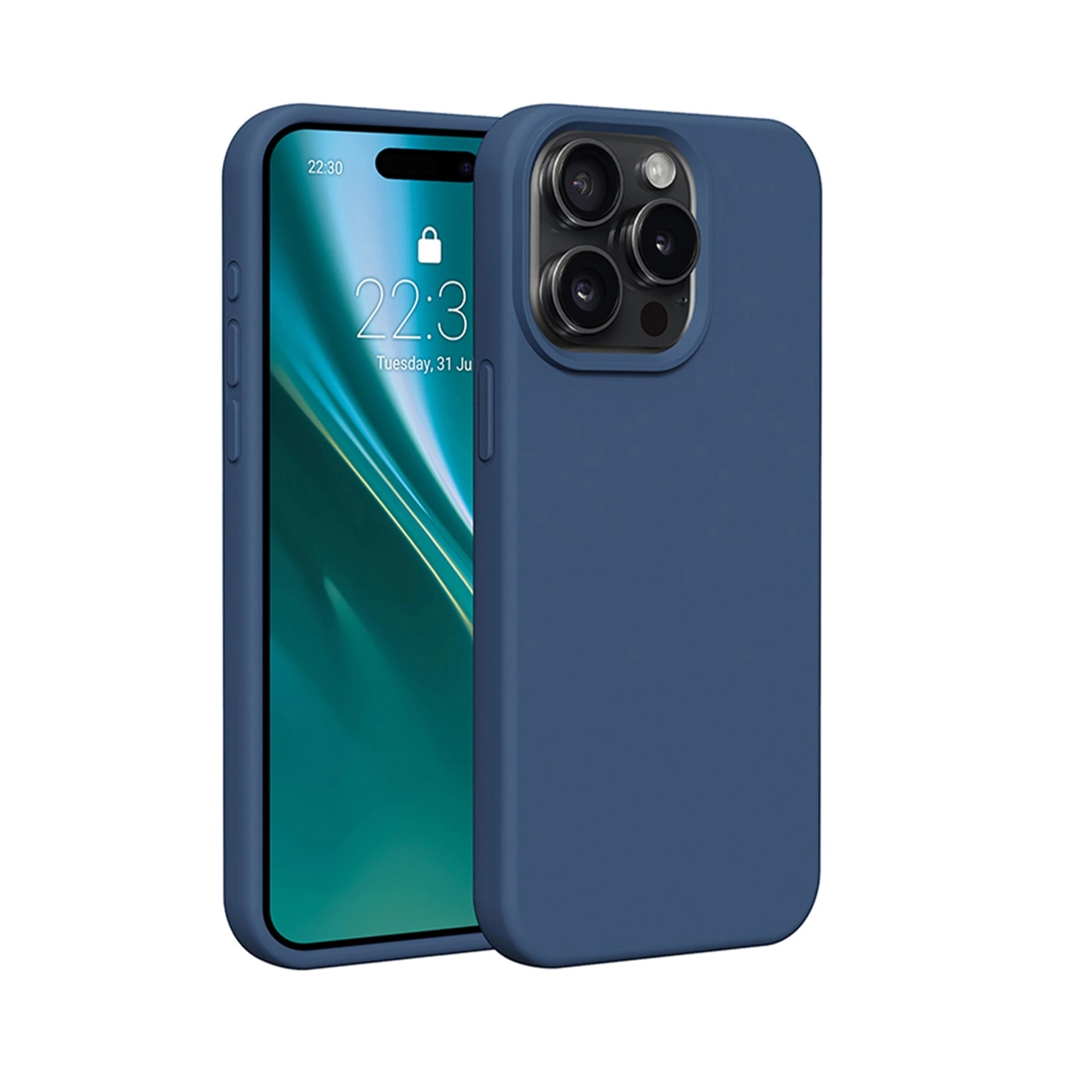 Etui Etteri Silicone Case do iPhone 12 /12 Pro Niebieski