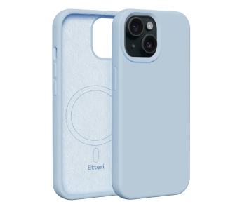 Etui Etteri Silicone Case do iPhone 15 Niebieski