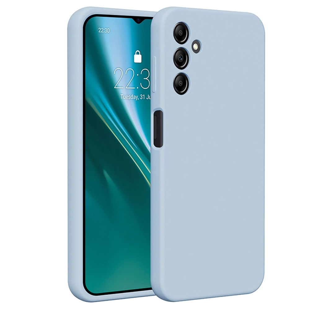 Etui Etteri Silicone Case do Galaxy A14 Niebieskiki