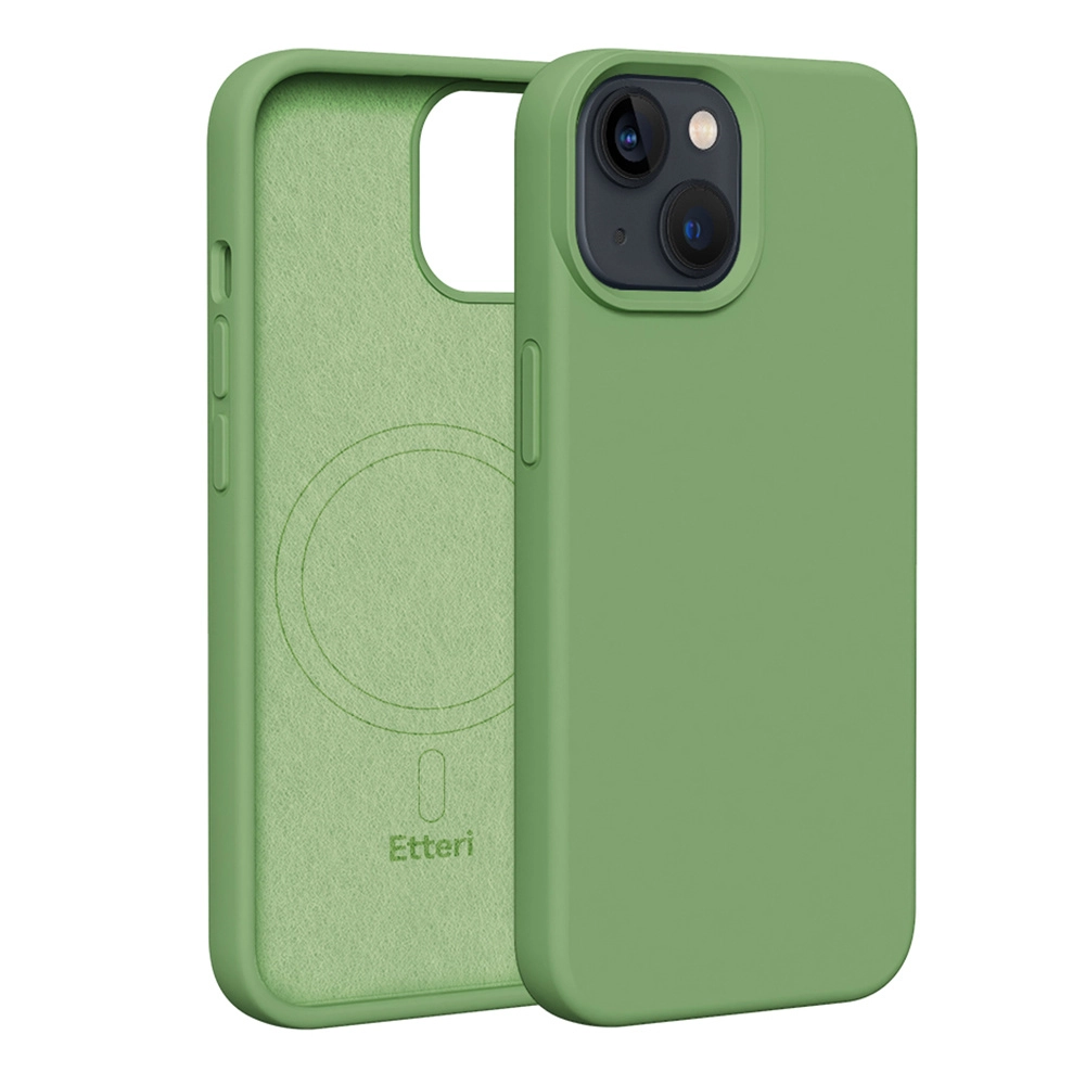 Etui Etteri Silicone Case do iPhone 14 Zielony
