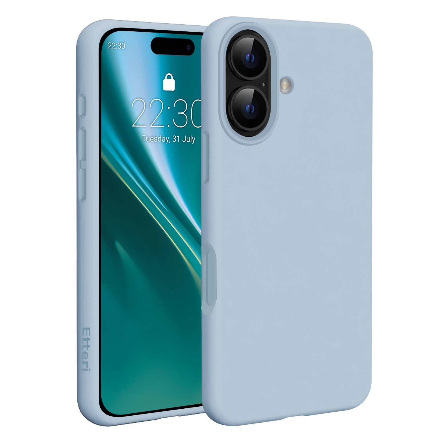 Etui Etteri Silicone Case do iPhone 17 Niebieski