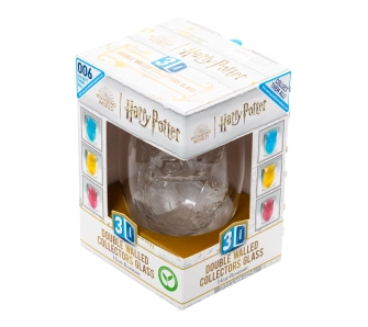 Szklanka Pyramid 3D Double Walled Collectors Glass Harry Potter (Hedwig)
