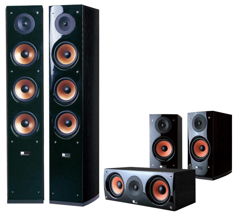 Zestaw kolumn Pure Acoustics Supernova 8 (czarny)