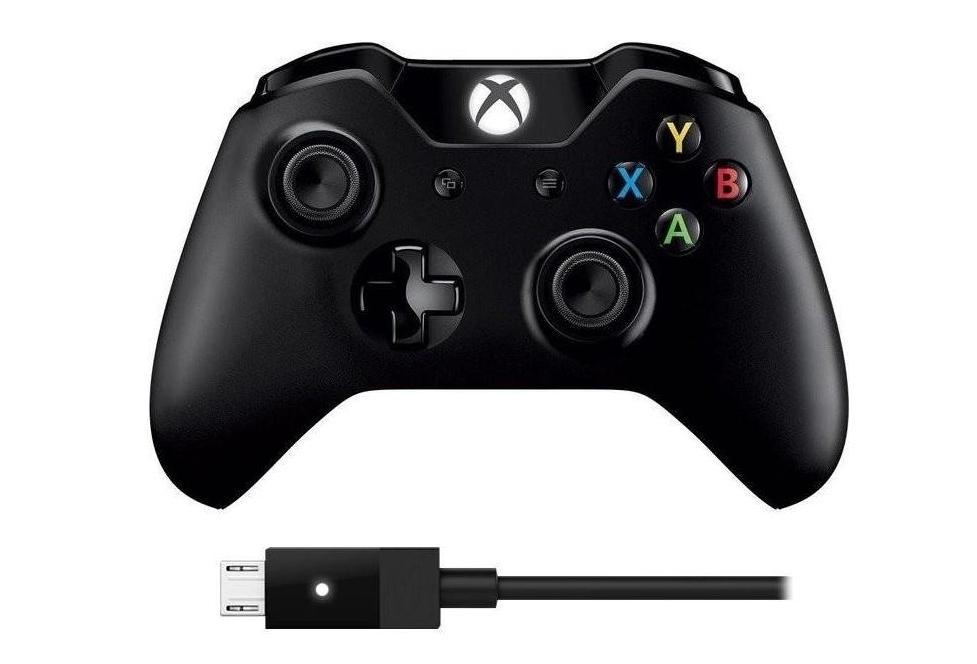 Pad Microsoft Xbox One kontroler bezprzewodowy do Xbox, PC + kabel dla Windows