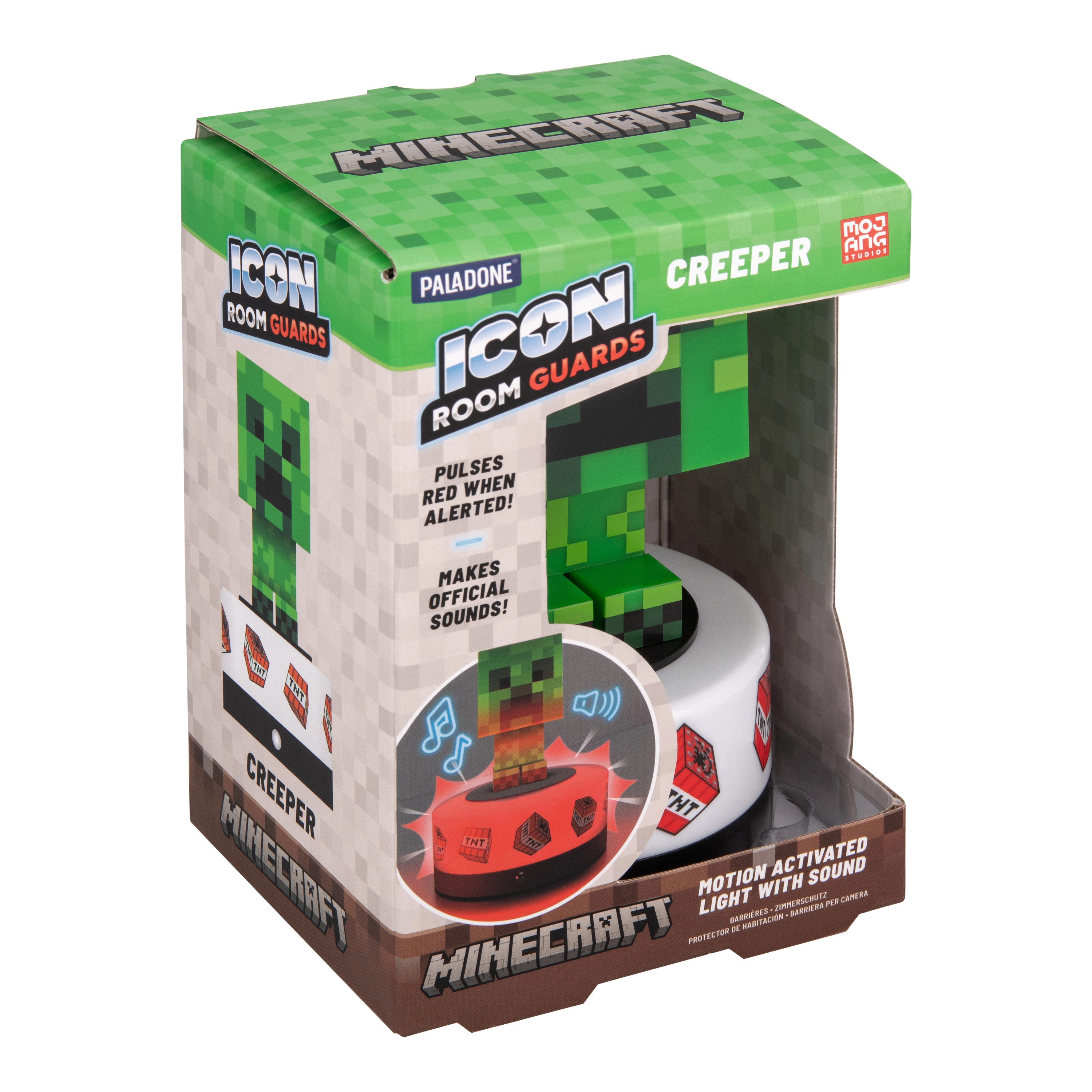 Lampka Paladone ICON Room Guards Minecraft Creeper z Dźwiękiem