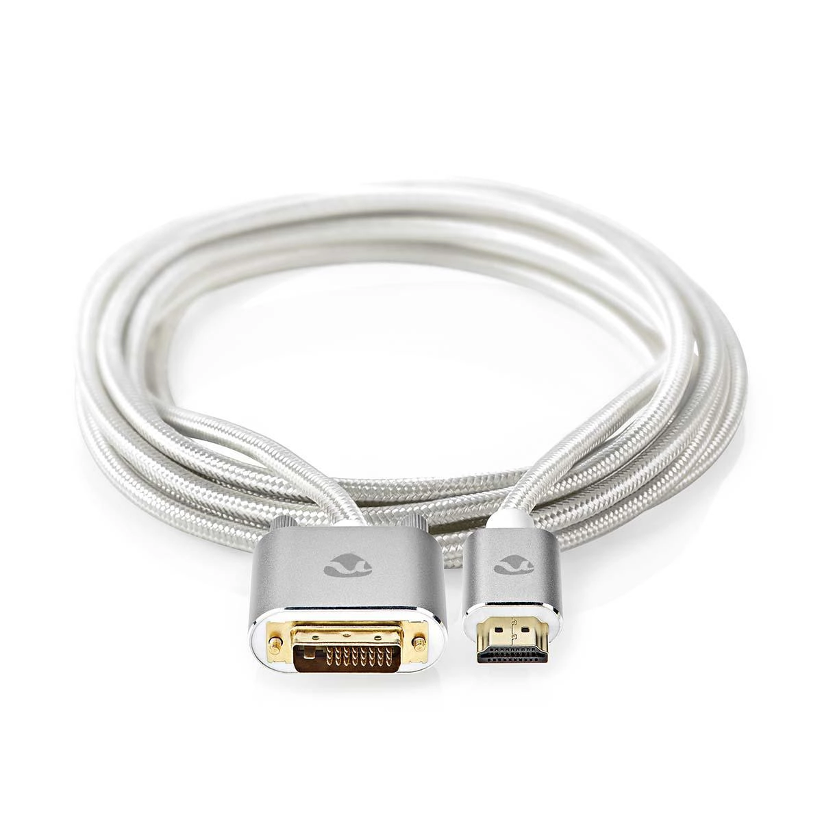 Kabel DVI-HDMI Nedis CCTB34800AL20 ProfiGold 2m Srebrny