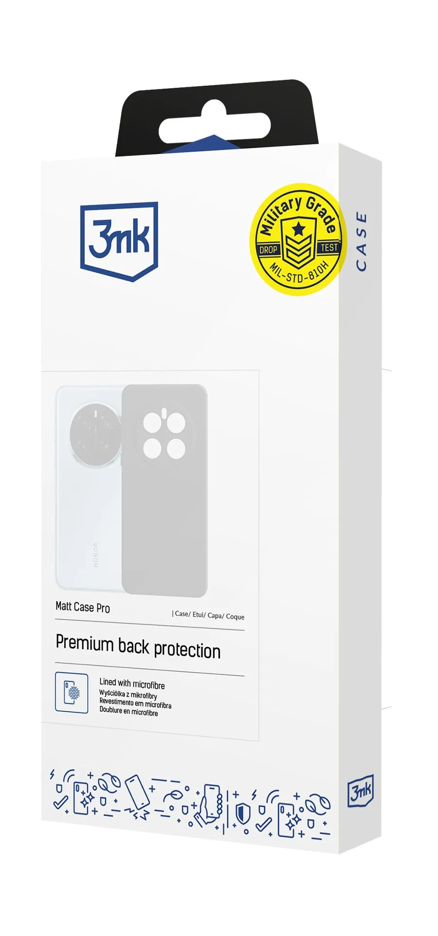 Etui 3mk Matt Case Pro do Redmi 15C 4G/5G 171mm/ Poco C85 4G Czarny