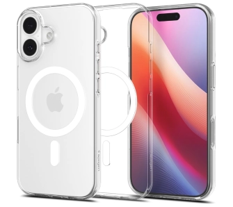 Etui Spigen Liquid Crystal MAG MagSafe do iPhone 17 Biały