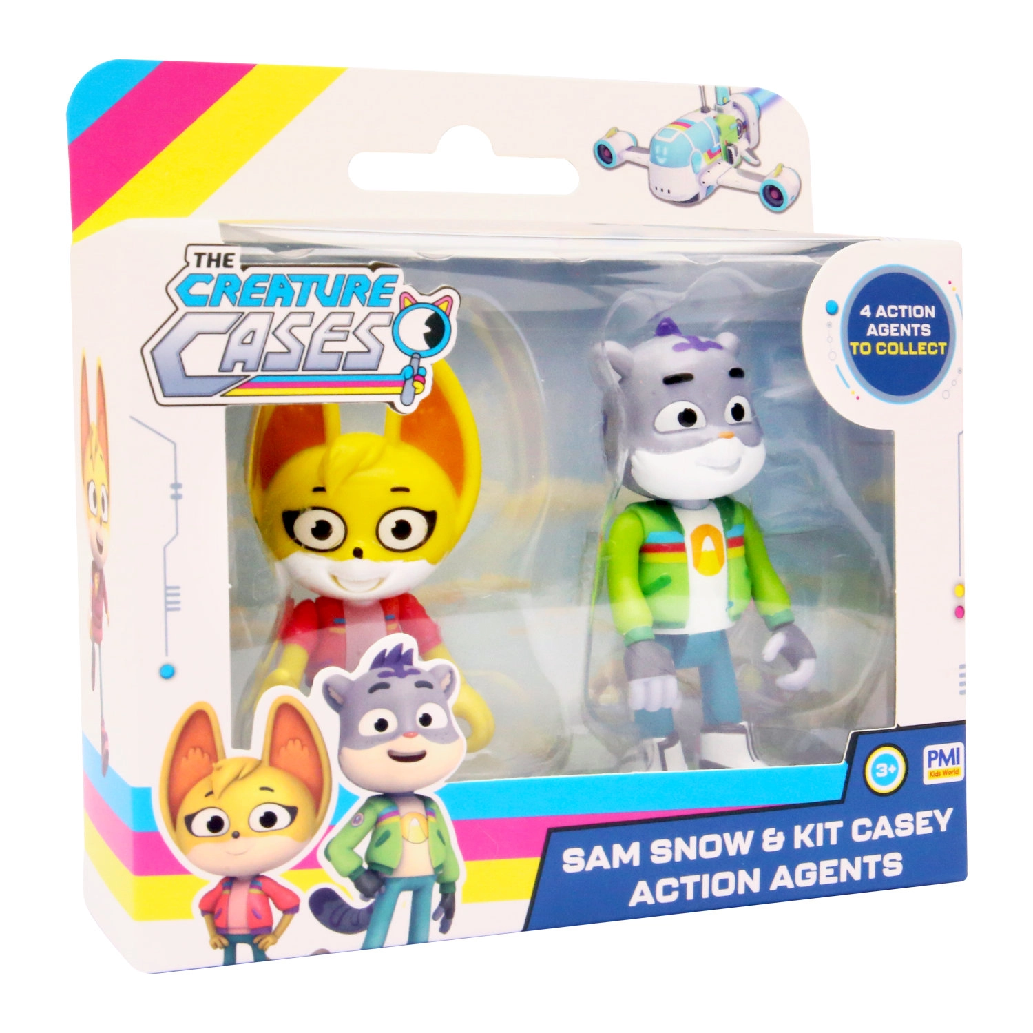 Figurka PMI Kids World The Creature Cases Action Agents 2 Pack