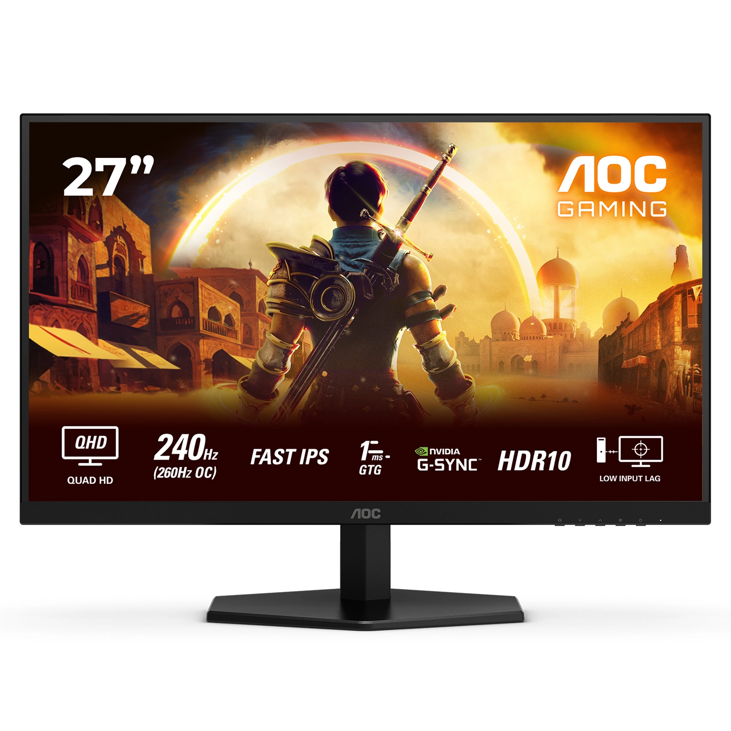 Monitor AOC Q27G42ZE 27" 2K Fast IPS 260Hz 0,3ms MPRT Gamingowy
