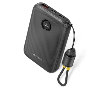 Powerbank Vention FKAB0-C 10000mAh 22,5W Czarny
