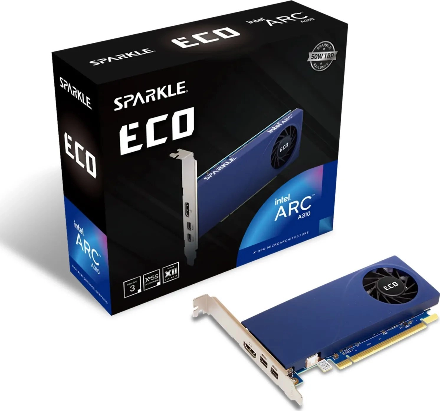 Karta graficzna SPARKLE A310 ECO 4GB GDDR6 96bit