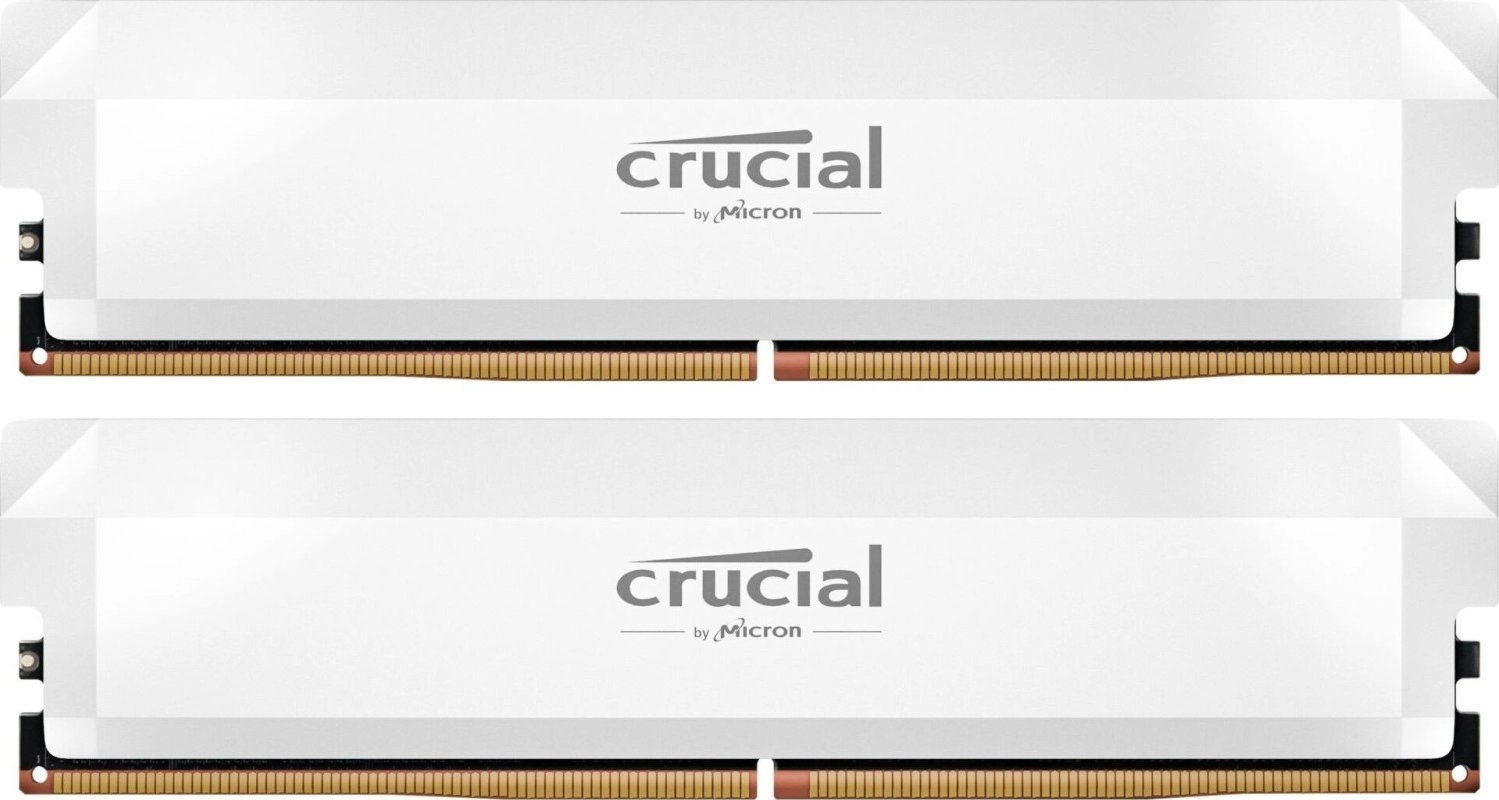 Pamięć RAM Crucial Pro DDR5 32GB (2x16GB) 6400 CL32 Biały