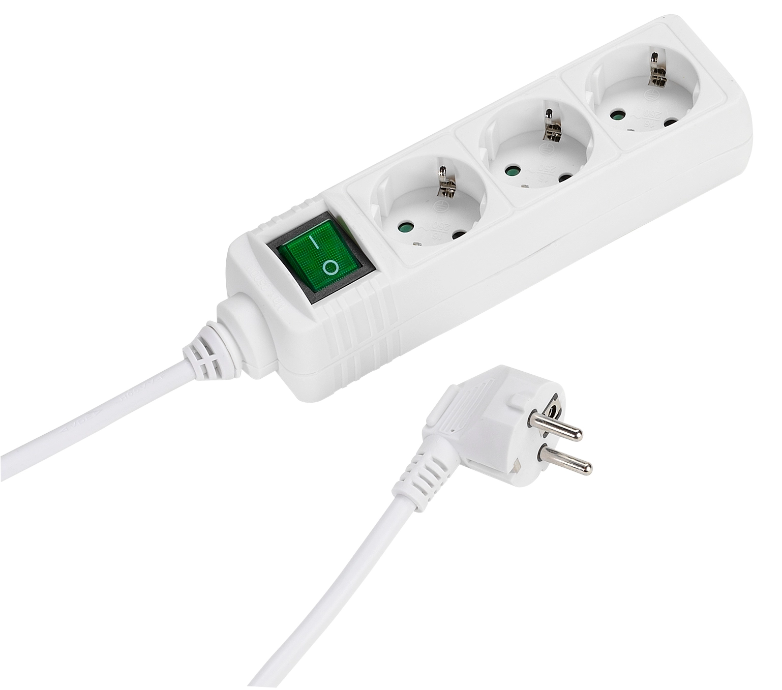 Listwa Vivanco 3 gniazda schuko 1,4m Biały