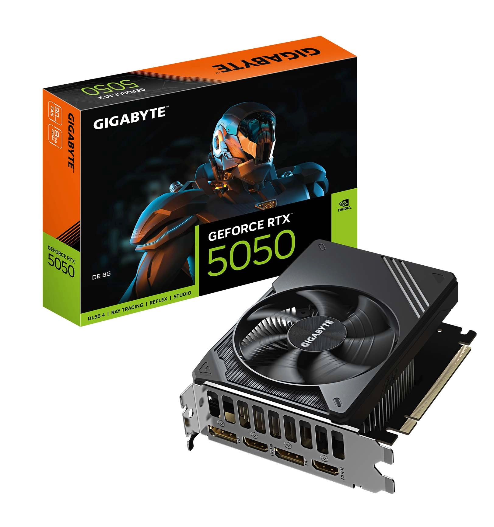 Karta graficzna Gigabyte GeForce RTX 5050 D6 8G 8GB GDDR6 128bit DLSS 4