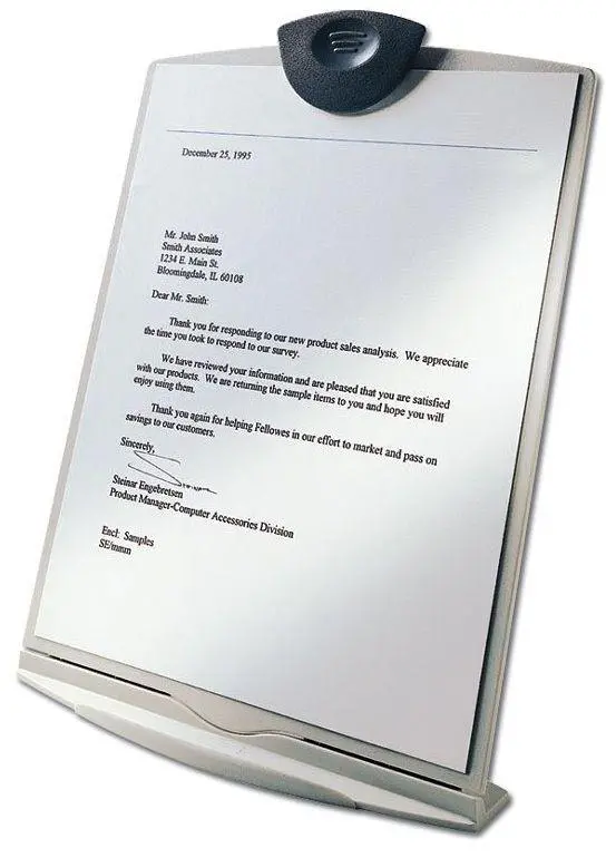 Podstawka na dokumenty Fellowes 20000