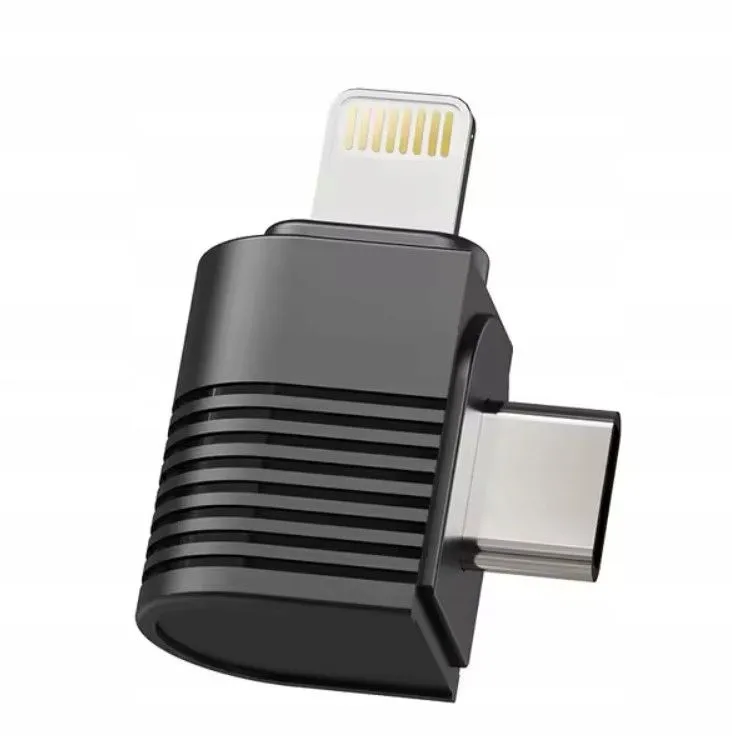 Adapter audio Ulanzi do mikrofonu  A100 Czarny