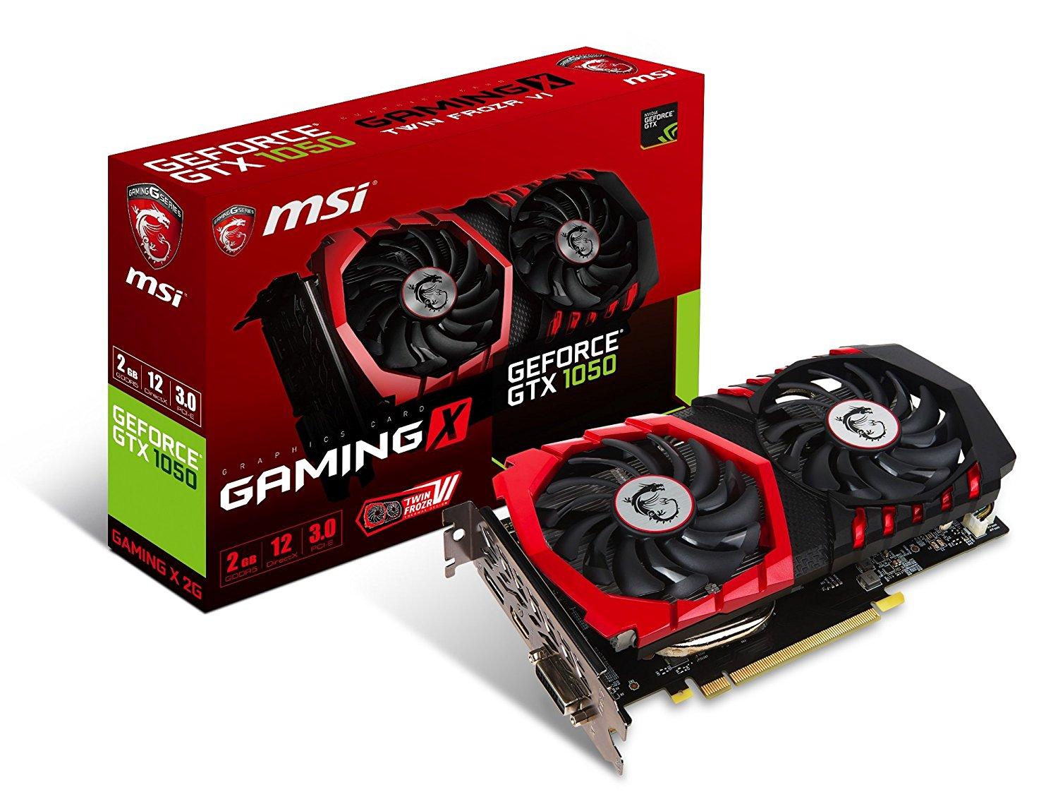 MSI GeForce GTX 1050 Gaming X 2GB DDR5 128bit
