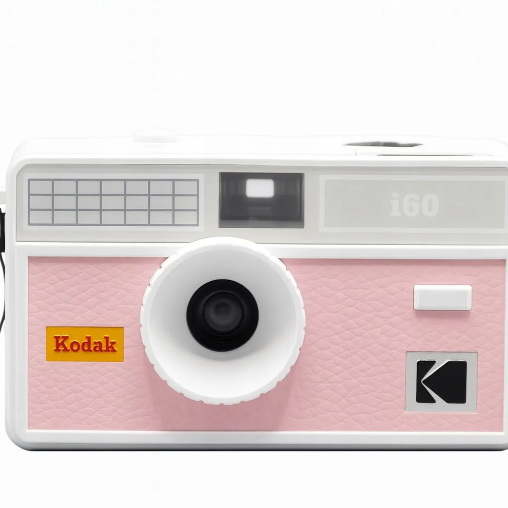 Aparat analogowy Kodak i60 Różowo-szary