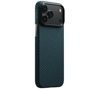 Etui Pitaka Ultra-Slim MagSafe do iPhone 17 Pro Czarno niebieski