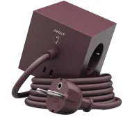 Avolt 3 gniazda 2x USB-C 1,8m Bordowy